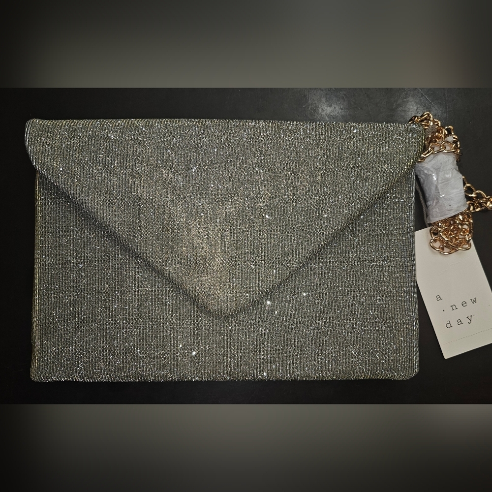 MULTICOLOR/GLITTER CLUTCH/SHOULDER BAG - Picture 3 of 4